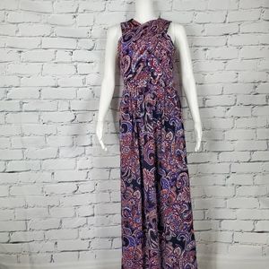 Shoshanna Silk Paisley Maxi Dress